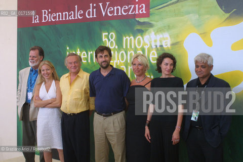 29/08 - VENICE - 58. INTERNATIONAL FILM FESTIVAL - THE JURY ©Graziano Arici/Rosebud2