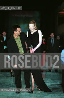 1/09 - VENICE - 58. INTERNATIONAL FILM FESTIVAL - THE OTHERS- THE ACTRESS NICOLE KIDMAN WITH THE DIRECTOR ALEJANDRO AMENABAR- ©Graziano Arici/Rosebud2