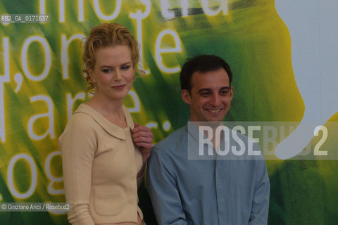 01/09 - VENICE - 58. INTERNATIONAL FILM FESTIVAL -  THE OTHERS  - THE ACTRESS NICOLE KIDMAN AND THE DIRECTOR ALEJANDRO AMENABAR -  ©Graziano Arici/Rosebud2