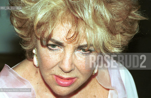 31/08 - 58. INTERNATIONAL FILM FESTIVAL OF VENICE - CINEMA AGAINST AIDS VENICE (AMFAR) - THE ACTRESS LIZ TAYLOR - ©Graziano Arici/Rosebud2