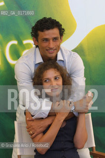 06/09 - VENICE - 58. INTERNATIONAL FILM FESTIVAL - LAMORE IMPERFETTO - THE ACTRESS MARTA BELAUSTEGUI AND THE ACTOR ENRICO LO VERSO  - ©Graziano Arici/Rosebud2