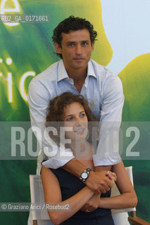 06/09 - VENICE - 58. INTERNATIONAL FILM FESTIVAL - LAMORE IMPERFETTO - THE ACTRESS MARTA BELAUSTEGUI AND THE ACTOR ENRICO LO VERSO  - ©Graziano Arici/Rosebud2