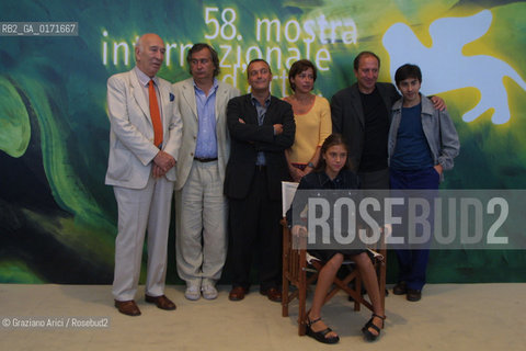 04/09 - VENICE - 58. INTERNATIONAL FILM FESTIVAL -  LUCE DEI MIEI OCCHI - THE CAST  - ©Graziano Arici/Rosebud2