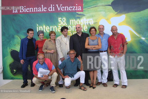 07/09 - VENICE - 58.INTERNATIONAL FILM FESTIVAL - LUNA ROSSA - THE CAST OF THE FILM  - ©Graziano Arici/Rosebud2