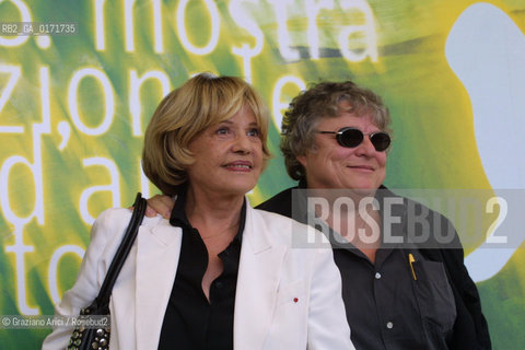 08/09 - VENICE - 58. INTERNATIONAL FILM FESTIVAL -  CET AMOUR LA - THE ACTRESS JEANNE MOREAU WITH THE DIRECTOR JOSEE DAYAN - ©Graziano Arici/Rosebud2