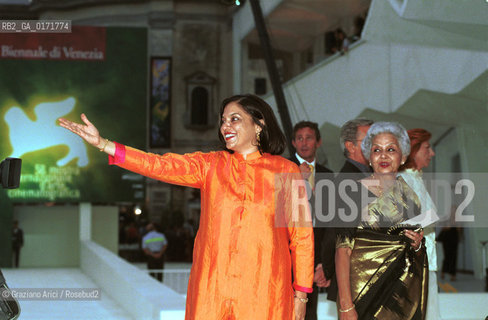 08/09 - VENICE - 58.INTERNATIONAL FILM FESTIVAL - LEONE DORO MIGLIOR FILM - MONSOON WEDDING - THE DIRECTOR MIRA NAIR - ©Graziano Arici/Rosebud2