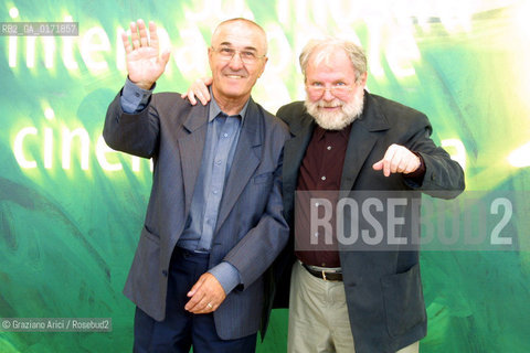 07/09 - VENICE - 58.INTERNATIONAL FILM FESTIVAL - LAPRES-MIDI DUN TORTIONNAIRE - THE ACTOR GHEORGHE DINICA AND THE DIRECTOR LUCIAN PINTILIE  - ©Graziano Arici/Rosebud2