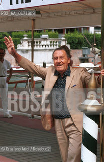 31/08 - VENICE - 58. INTERNATIONAL FILM FESTIVAL - THE ACTOR ALBERTO SORDI - ©Graziano Arici/Rosebud2