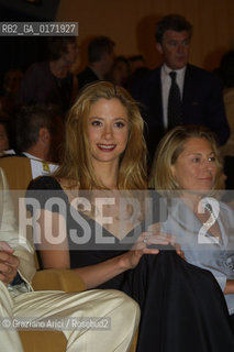 05/09 - VENICE - 58. INTERNATIONAL FILM FESTIVAL - THE TRIUMPH OF LOVE - THE ACTRESS MIRA SORVINO WITH THE DIRECTOR CLARE PEPLOE - ©Graziano Arici/Rosebud2