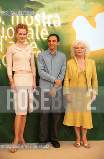 01/09 - 58. INTERNATIONAL FILM FESTIVAL - VENICE -  THE OTHERS - THE ACTRESS NICOLE KIDMAN, THE DIRECTOR ALEJANDRO AMENABAR AND THE ACTRESS FIONNULA FLANAGAN - ©Graziano Arici/Rosebud2