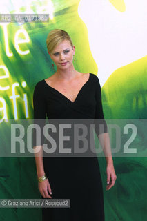 01/09 - VENICE - 58. INTERNATIONAL FILM FESTIVAL -  THE CURSE OF THE JADE SCORPION  - THE ACTRESS CHARLIZE THERON-  ©Graziano Arici/Rosebud2