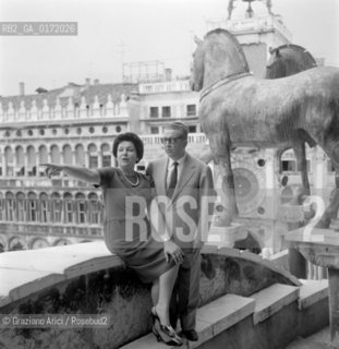 THE OPERA SINGER FEDORA BARBIERI - VENICE - 1961 - ©Graziano Arici/Rosebud2 / CANTANTE LIRICO
