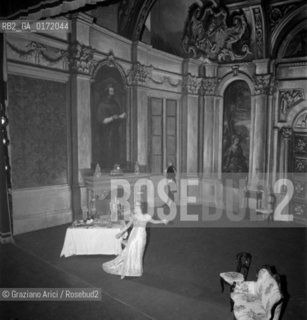 THE OPERA SINGER ROSANNA CARTERI  - PADOVA - 1960 © ARCHIVIO Graziano Arici/Rosebud2  / MUSICA / CANTANTE LIRICO