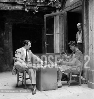 THE OPERA SINGER FRANCO CORELLI - VENICE - 1961 © ARCHIVIO Graziano Arici/Rosebud2  / MUSICA / CANTANTE LIRICO