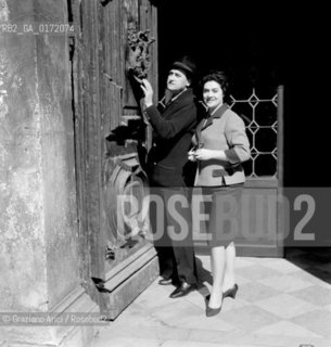 THE OPERA SINGER  FIORENZA COSSOTTO IN VENICE - 1964 © ARCHIVIO Graziano Arici/Rosebud2  / MUSICA/ CANTANTE LIRICO