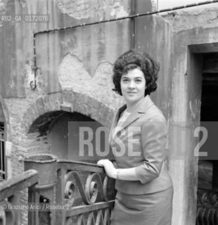 THE OPERA SINGER  FIORENZA COSSOTTO IN VENICE - 1964 © ARCHIVIO Graziano Arici/Rosebud2  / MUSICA/ CANTANTE LIRICO