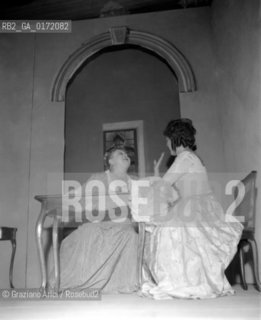 THE OPERA SINGER TOTI DAL MONTE DURING THE OPERA  LA BONA MARE - 1948 © ARCHIVIO Graziano Arici/Rosebud2  / MUSICA/ CANTANTE LIRICO