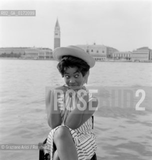 THE OPERA SINGER GLORIA DAVY - VENICE - 1960 - ©Graziano Arici/Rosebud2 / CANTANTE LIRICO