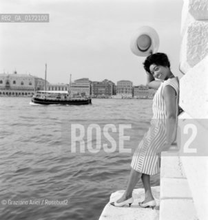 THE OPERA SINGER GLORIA DAVY - VENICE - 1960 - ©Graziano Arici/Rosebud2 / CANTANTE LIRICO