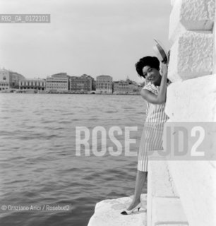 THE OPERA SINGER GLORIA DAVY - VENICE - 1960 - ©Graziano Arici/Rosebud2 / CANTANTE LIRICO
