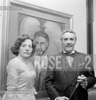 THE OPERA SINGER MARIO DEL MONACO WITH THE OPERA SINGER RENATA SCOTTO IN VENICE - 1968 - ©Graziano Arici/Rosebud2 / CANTANTE LIRICO