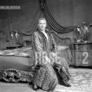 THE OPERA SINGER MARIO DEL MONACO AT HIS HOME - LANCENICO - 1970 - ©Graziano Arici/Rosebud2 / CANTANTE LIRICO