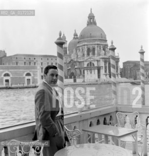 THE OPERA SINGER MARIO DEL MONACO IN VENICE - 1960 - ©Graziano Arici/Rosebud2 / CANTANTE LIRICO