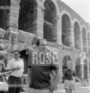 THE OPERA SINGER GASTONE LIMARILLI AT THE ARENA OF VERONA - VERONA - 196? © ARCHIVIO Graziano Arici/Rosebud2  / MUSICA/ CANTANTE LIRICO