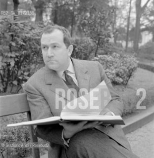 THE OPERA SINGER GASTONE LIMARILLI - ASOLO - 1961 © ARCHIVIO Graziano Arici/Rosebud2  / MUSICA/ CANTANTE LIRICO