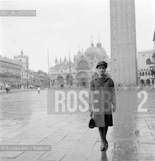 THE POP SINGER MILVA IN VENICE - 1962 - © ARCHIVIO Graziano Arici/Rosebud2  / MUSICA POP / CANTANTE