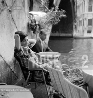 THE OPERA SINGER ANNA MOFFO  - VENICE - 1959 © ARCHIVIO Graziano Arici/Rosebud2  / MUSICA / CANTANTE LIRICO