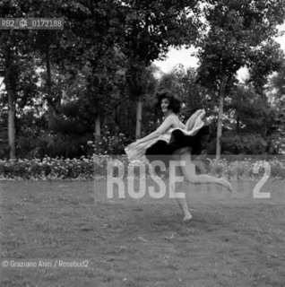 THE OPERA SINGER ANNA MOFFO IN VENICE LIDO - 1960 © ARCHIVIO Graziano Arici/Rosebud2  / MUSICA / CANTANTE LIRICO