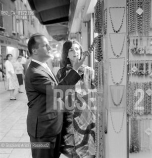 THE OPERA SINGER ANNA MOFFO  - VENICE - 1959 © ARCHIVIO Graziano Arici/Rosebud2  / MUSICA / CANTANTE LIRICO