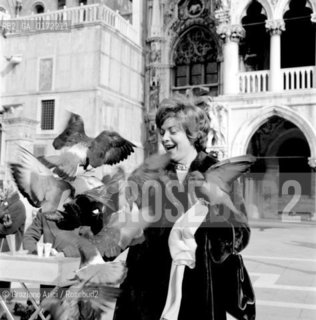 THE OPERA SINGER  MARCELLA POBBE IN VENICE - 1962 © ARCHIVIO Graziano Arici/Rosebud2  / MUSICA/ CANTANTE LIRICO