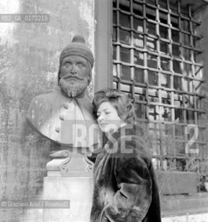 THE OPERA SINGER  MARCELLA POBBE IN VENICE - 1962 © ARCHIVIO Graziano Arici/Rosebud2  / MUSICA/ CANTANTE LIRICO
