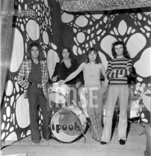 THE 2ND YOUNG SINGERS FESTIVAL IN MESTRE (VENICE) : THE POP MUSIC GROUP  I POOH - 1972 - © ARCHIVIO Graziano Arici/Rosebud2  / MUSICA POP / CANTANTE