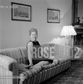 THE OPERA SINGER RENATA SCOTTO IN VENICE - 1962  © ARCHIVIO Graziano Arici/Rosebud2  / MUSICA / MUSICA LIRICA / CANTANTE