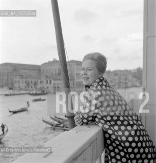 THE OPERA SINGER RENATA SCOTTO IN VENICE - 1962  © ARCHIVIO Graziano Arici/Rosebud2  / MUSICA / MUSICA LIRICA / CANTANTE