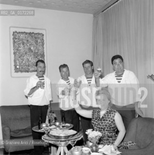 THE OPERA SINGER RENATA SCOTTO IN VENICE - 1962  © ARCHIVIO Graziano Arici/Rosebud2  / MUSICA / MUSICA LIRICA / CANTANTE / GONDOLIERI