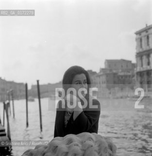 THE OPERA SINGER ANTONIETTA STELLA - VENEZIA - 1963 © ARCHIVIO Graziano Arici/Rosebud2  / MUSICA / CANTANTE LIRICO
