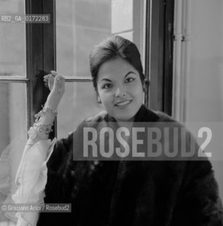 THE OPERA SINGER RUKMINI SUKHAWATI - VENICE - 1961 © ARCHIVIO Graziano Arici/Rosebud2  / MUSICA / CANTANTE LIRICO