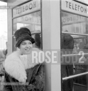 THE OPERA SINGER RUKMINI SUKHAWATI - BELGRADO - 1961 © ARCHIVIO Graziano Arici/Rosebud2  / MUSICA / CANTANTE LIRICO