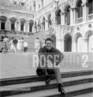THE OPERA SINGER DIMITRI USUNOV IN VENICE - 1959 - © ARCHIVIO Graziano Arici/Rosebud2  / MUSICA / CANTANTE LIRICO