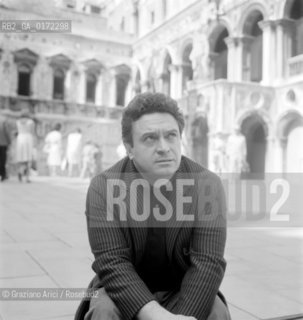 THE OPERA SINGER DIMITRI USUNOV IN VENICE - 1959 - © ARCHIVIO Graziano Arici/Rosebud2  / MUSICA / CANTANTE LIRICO