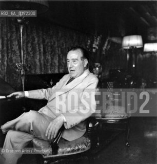 THE DIRECTOR OF THE C.I.G.A. HOTELS DANIELI AND EXCELSIOR RICCARDO ZUCCHI - 195? - © ARCHIVIO Graziano Arici/Rosebud2  / DIRETTORE HOTEL