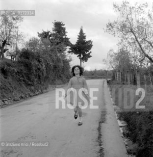 THE SINGER ANGELINA  - FLORENCE - 195? © ARCHIVIO Graziano Arici/Rosebud2  / MUSICA / POP ROCK / CANTANTE
