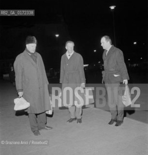 THE CONTEMPORARY MUSIC COMPOSER BENJAMIN BRITTEN IN VENICE WITH PETER PEARS - 196?  © ARCHIVIO Graziano Arici/Rosebud2  / MUSICA CLASSICA CONTEMPORANEA / COMPOSITORE