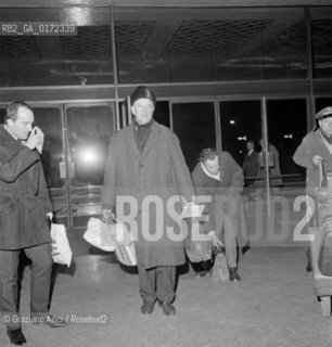 THE CONTEMPORARY MUSIC COMPOSER BENJAMIN BRITTEN IN VENICE WITH PETER PEARS - 196?  © ARCHIVIO Graziano Arici/Rosebud2  / MUSICA CLASSICA CONTEMPORANEA / COMPOSITORE