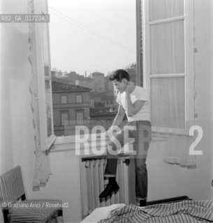 THE JAZZ TRUMPET PLAYER CHET BAKER IN LUCCA - 1961 - © ARCHIVIO Graziano Arici/Rosebud2  / MUSICA JAZZ / TROMBETTISTA