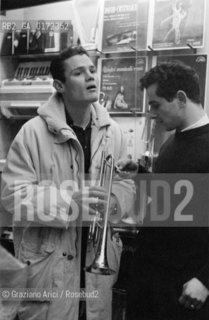 THE JAZZ TRUMPET PLAYER CHET BAKER IN LUCCA - 1961 - © ARCHIVIO Graziano Arici/Rosebud2  / MUSICA JAZZ / TROMBETTISTA